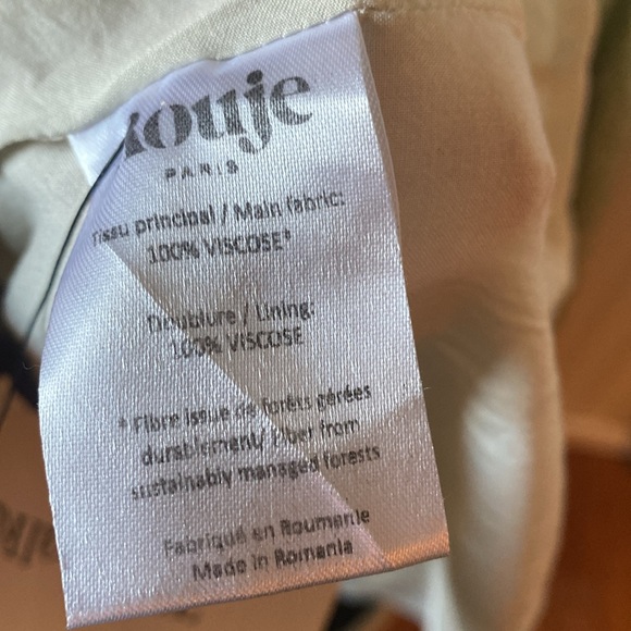 Rouje Green Floral Print Gabin Midi Dress Button Detail 38 Excellent Condition - Picture 8 of 8